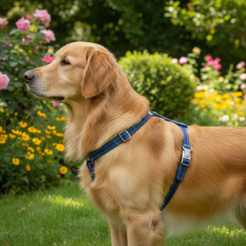 Jack and Vanilla tuigje voor honden, blauw, 45 cm