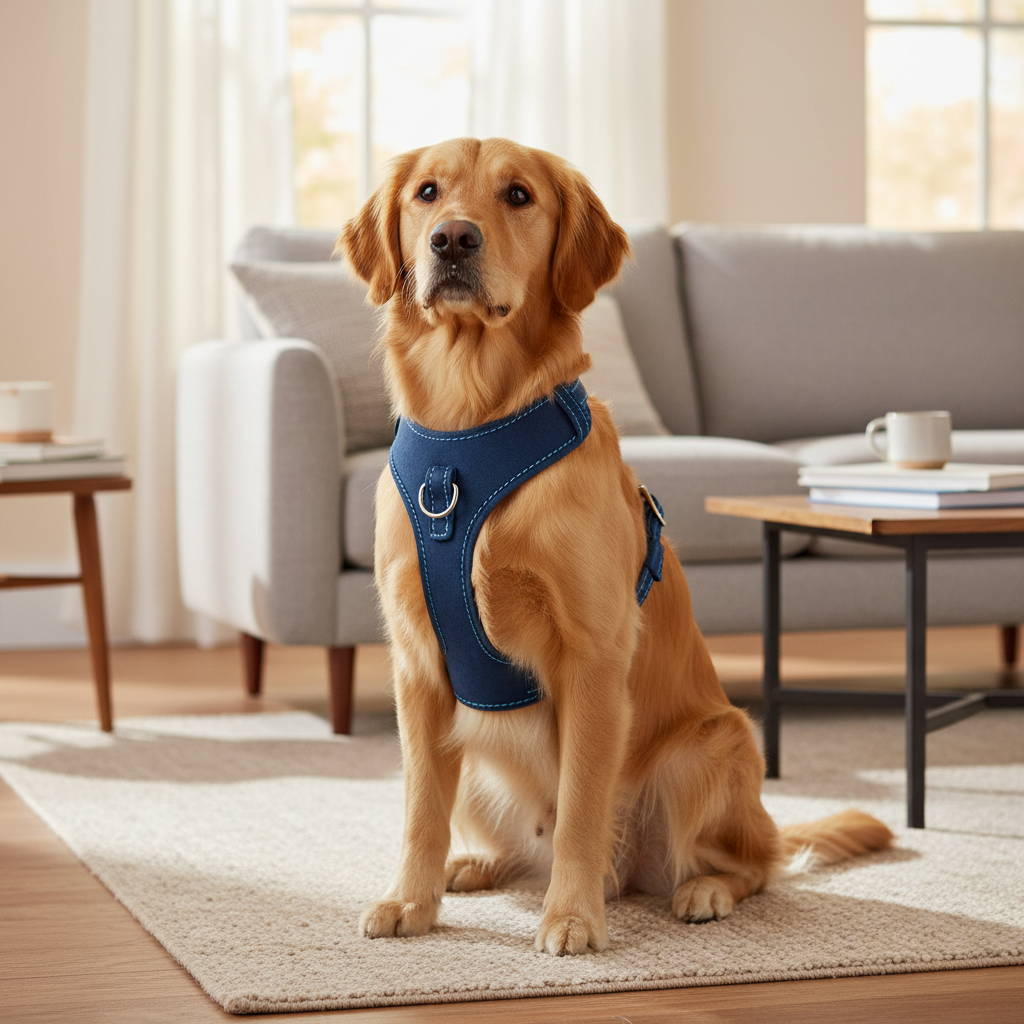 Jack and Vanilla tuigje voor honden, blauw, 45 cm