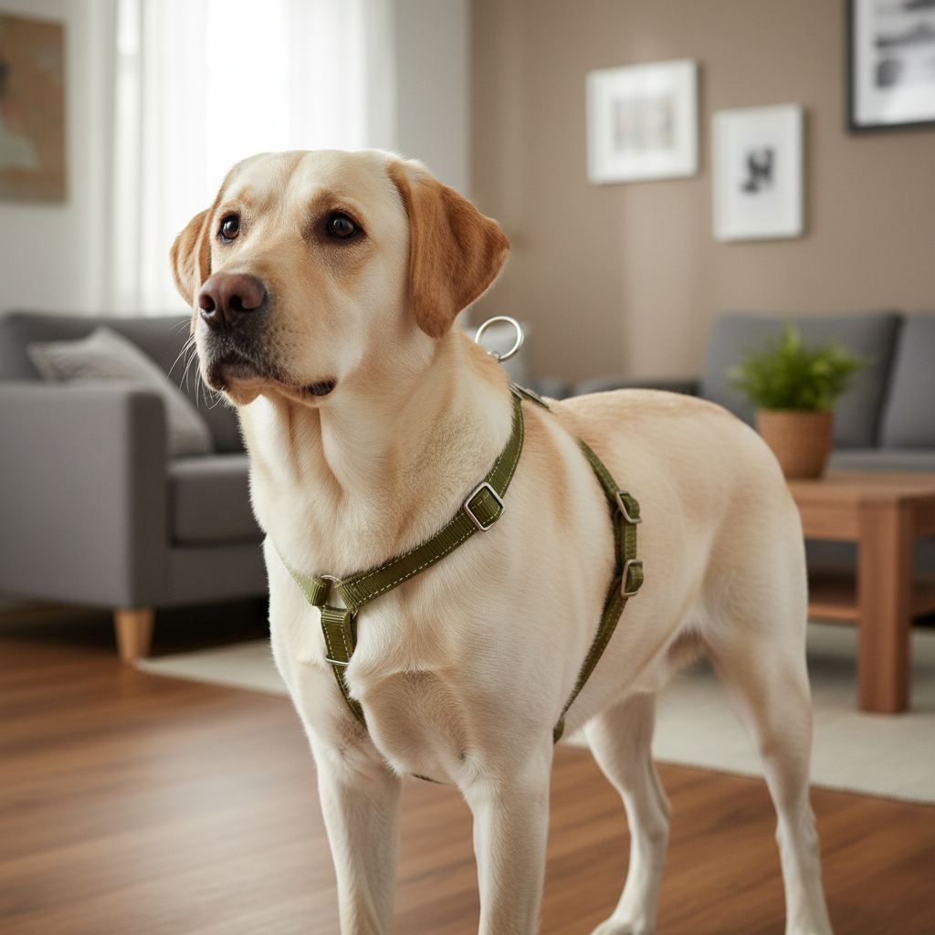 Jack and Vanilla tuigje voor honden, groen, 50 cm