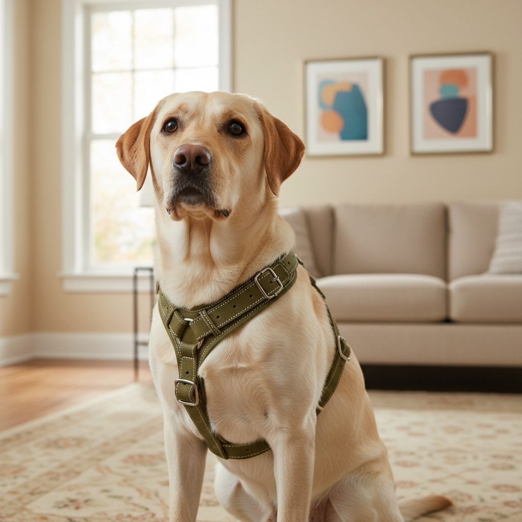 Jack and Vanilla tuigje voor honden, groen, 50 cm