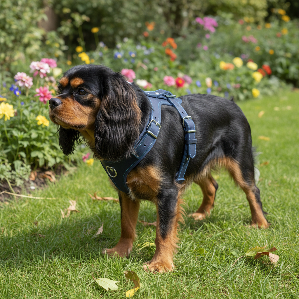 Jack and Vanilla tuigje voor honden, blauw, 90 cm