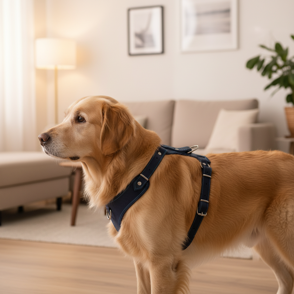 Jack and Vanilla tuigje voor honden, blauw, 90 cm