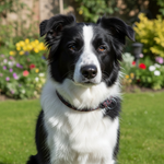 Jack and Vanilla halsband voor honden, zwart, 35 cm