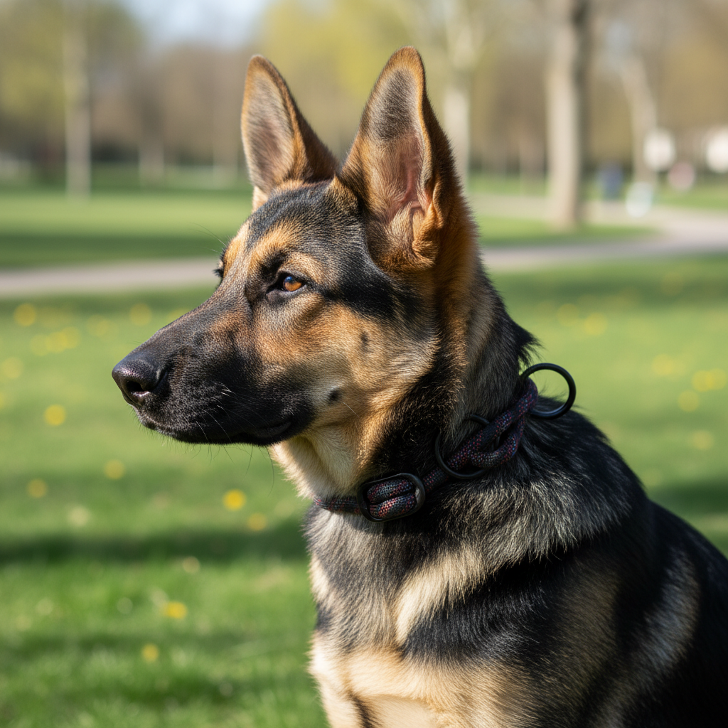 Jack and Vanilla halsband voor honden, zwart, 50 cm