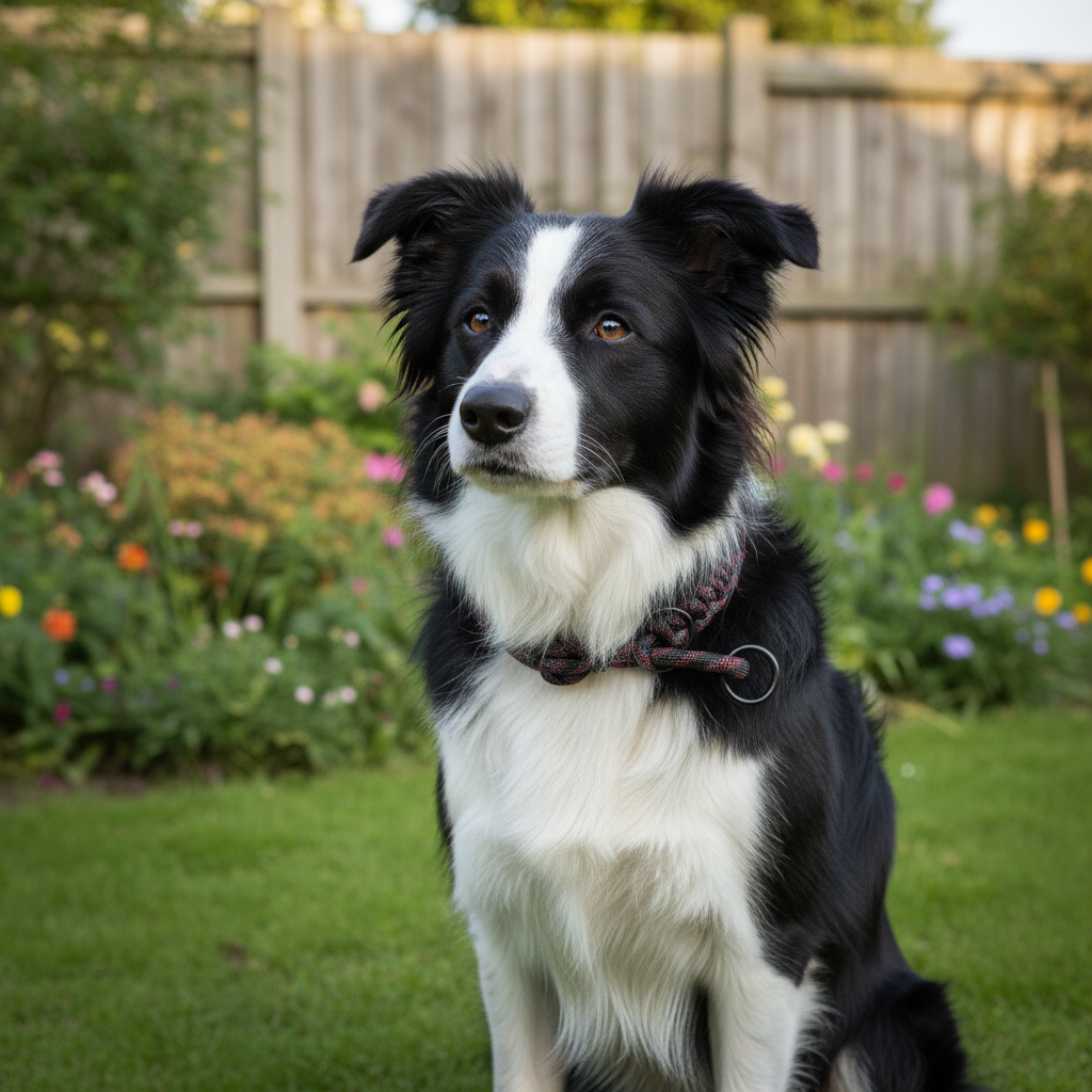 Jack and Vanilla halsband voor honden, zwart, 50 cm