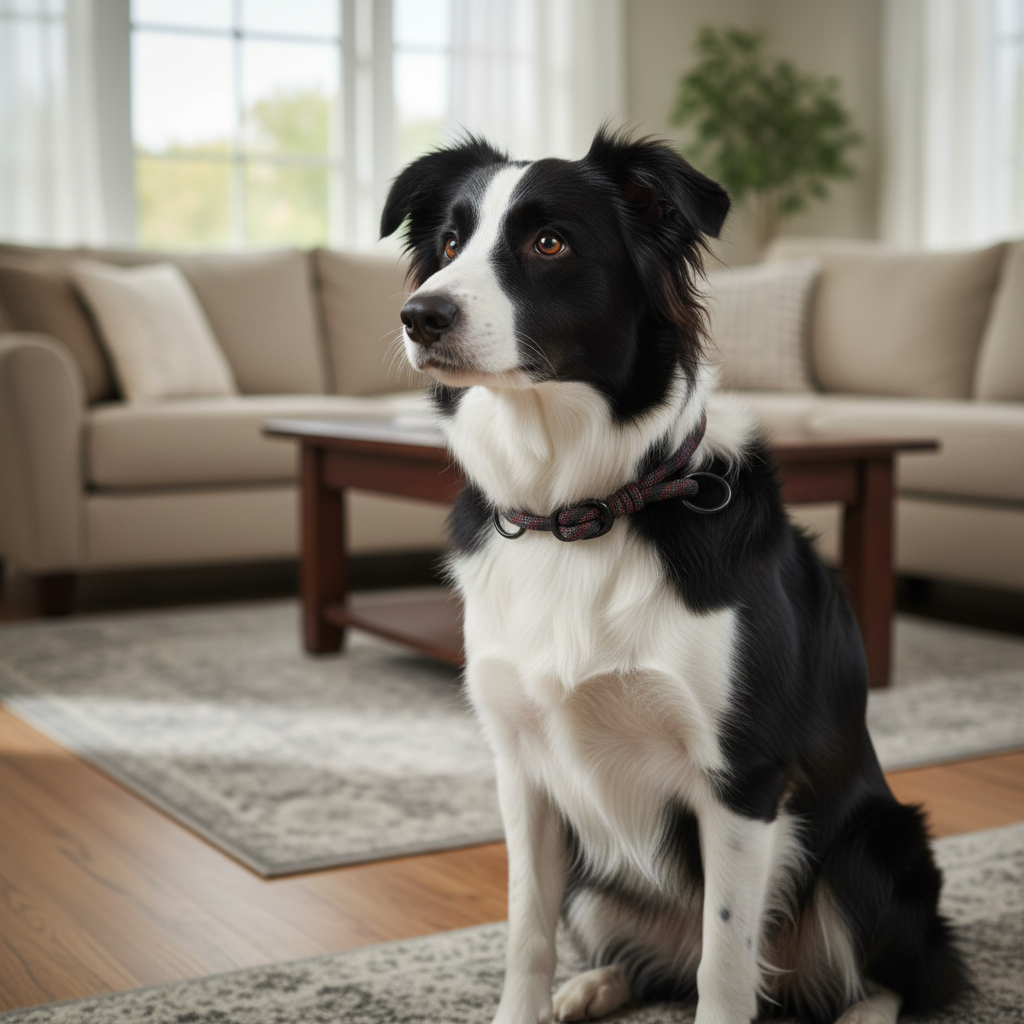 Jack and Vanilla halsband voor honden, zwart, 50 cm