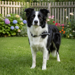 Jack and Vanilla halsband voor honden, grijs, 65 cm