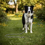 Jack and Vanilla hondenlijn voor honden, grijs, 120 cm