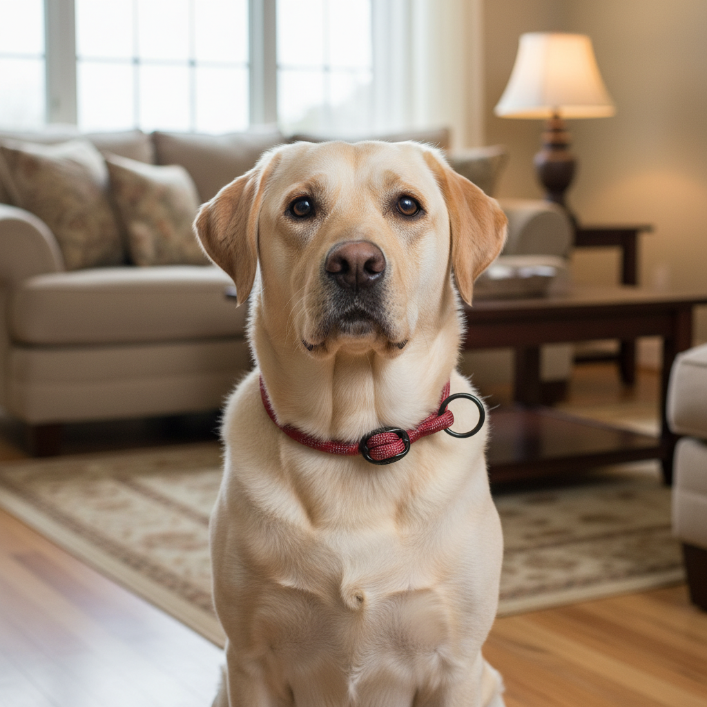 Jack and Vanilla halsband voor honden, rood, 35 cm