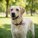 Jack and Vanilla halsband voor honden, rood, 40 cm