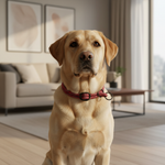 Jack and Vanilla halsband voor honden, rood, 40 cm