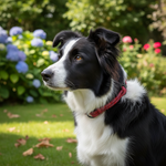 Jack and Vanilla halsband voor honden, rood, 50 cm