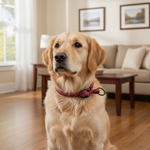 Jack and Vanilla halsband voor honden, rood, 50 cm