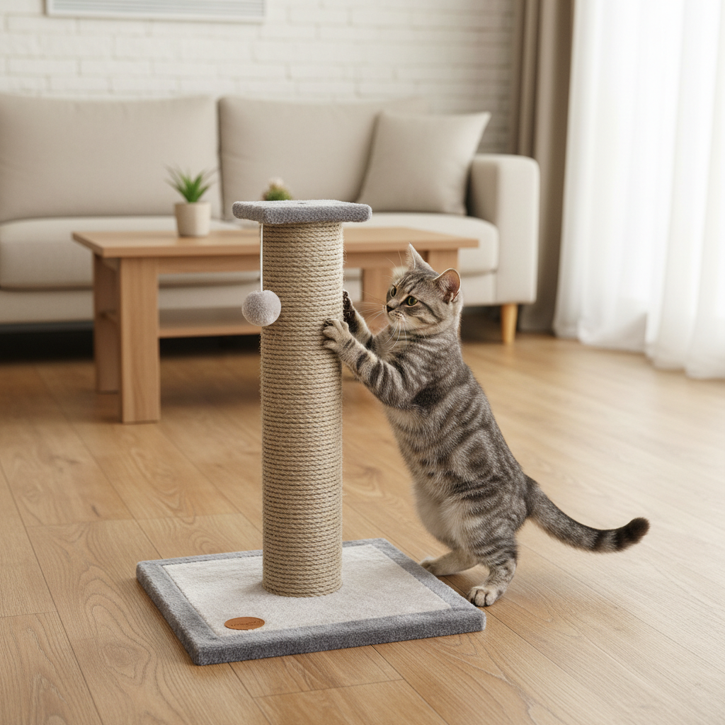 Jack and Vanilla krabpaal voor katten, grijs, 40 cm