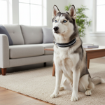 Jack and Vanilla halsband voor honden, zwart, 30 cm