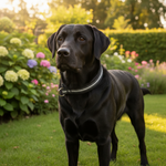 Jack and Vanilla halsband voor honden, zwart, 35 cm