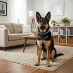 Jack and Vanilla halsband voor honden, zwart, 35 cm