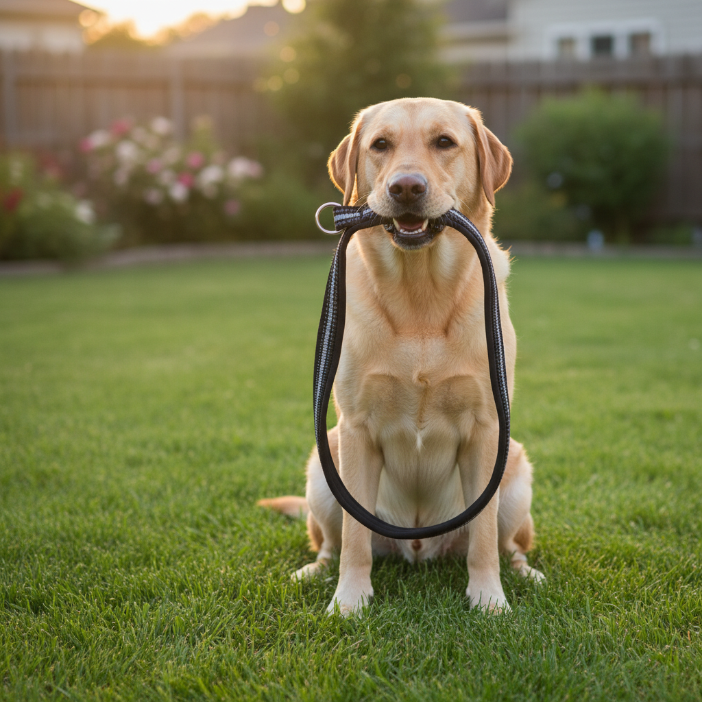 Jack and Vanilla halsband voor honden, zwart, 45 cm