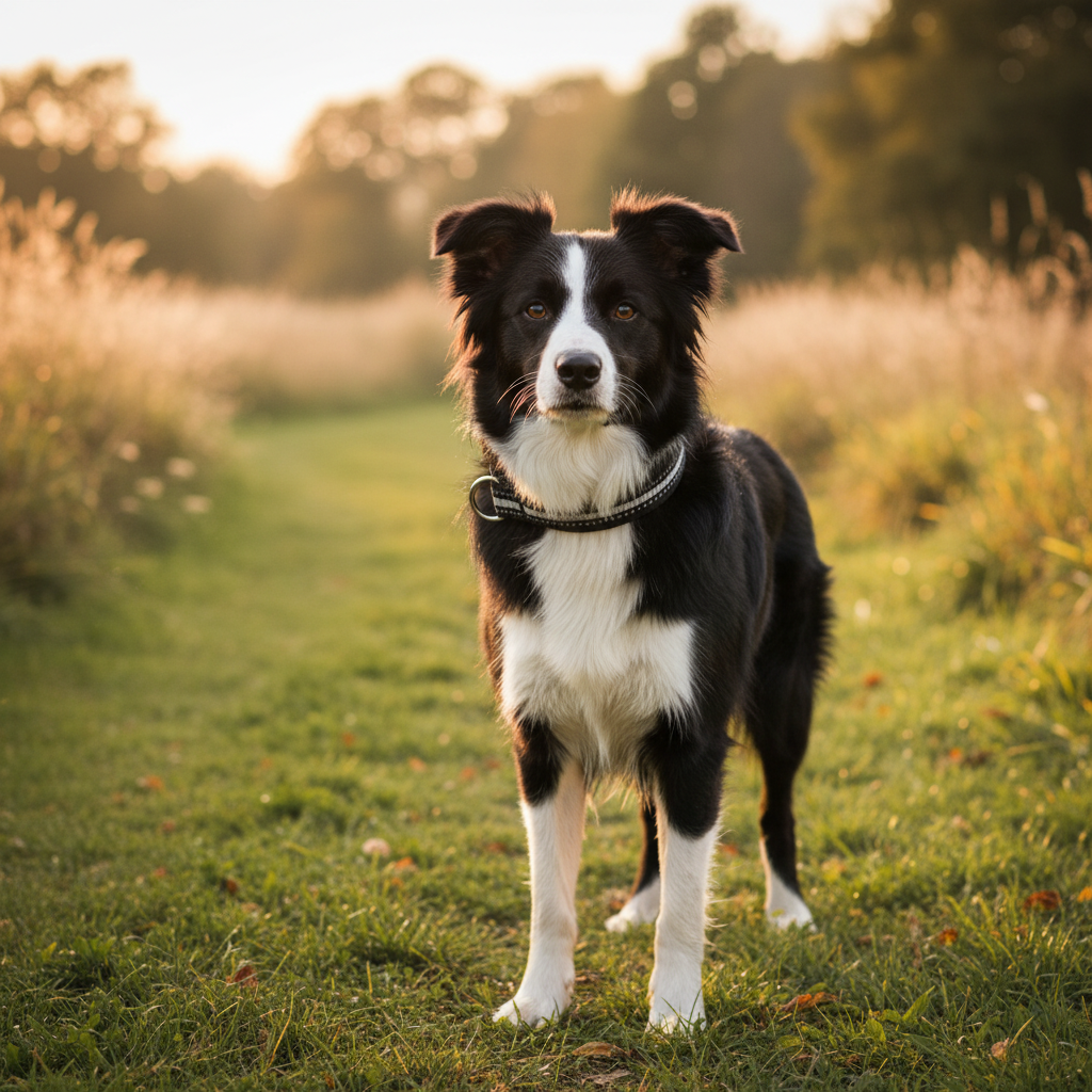 Jack and Vanilla halsband voor honden, zwart, 50 cm