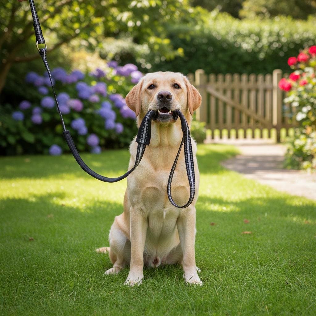 Jack and Vanilla halsband voor honden, zwart, 55 cm
