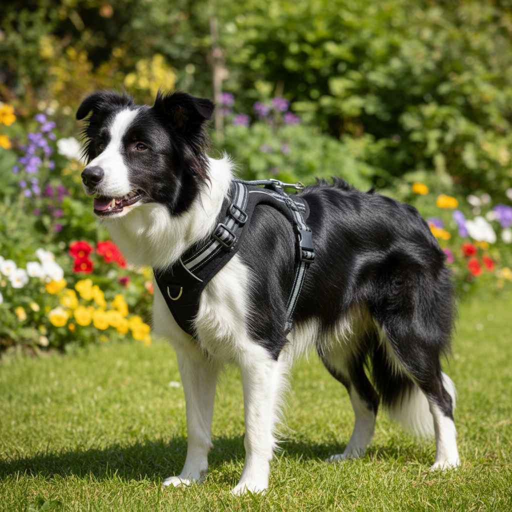 Jack and Vanilla tuigje voor honden, zwart, 70 cm