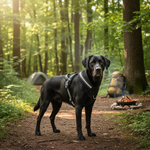 Jack and Vanilla tuigje voor honden, zwart, 70 cm