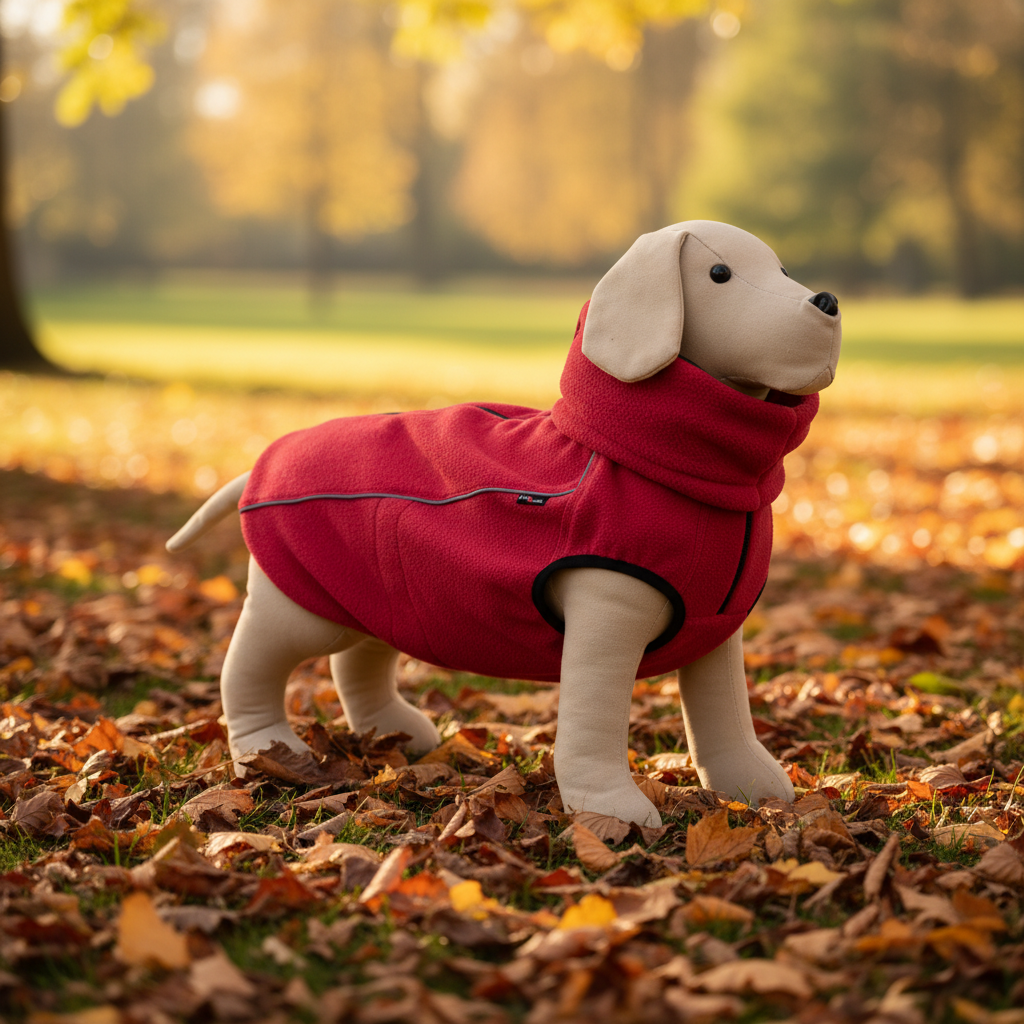 Jack and Vanilla jas voor honden, rood, 40 cm