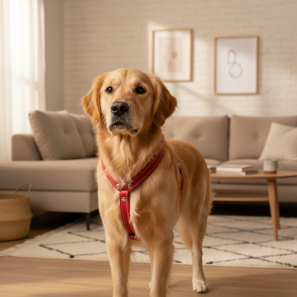 Jack and Vanilla tuigje voor honden, rood, 40 cm