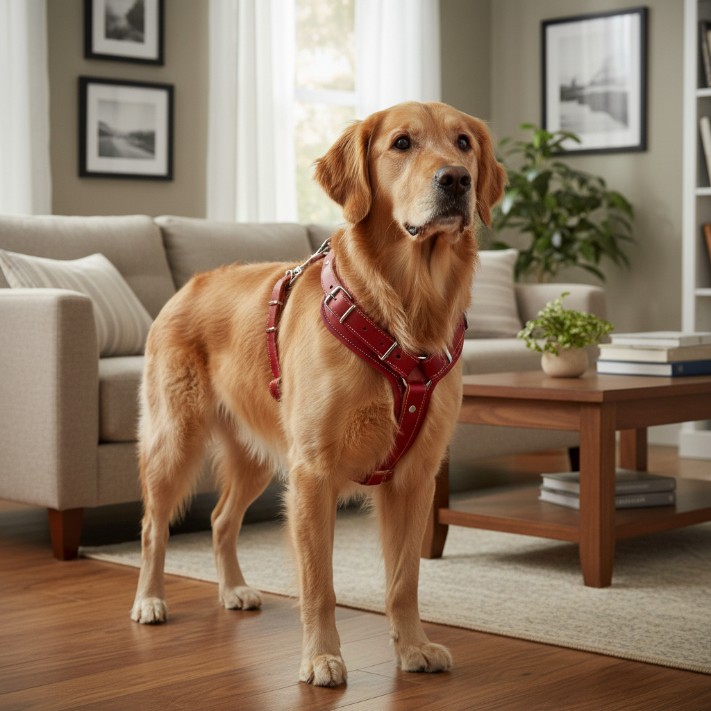 Jack and Vanilla tuigje voor honden, rood, 90 cm