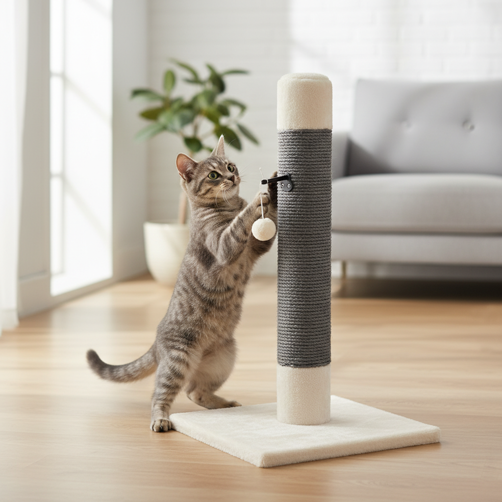 Jack and Vanilla krabpaal voor katten, grijs, 40 cm