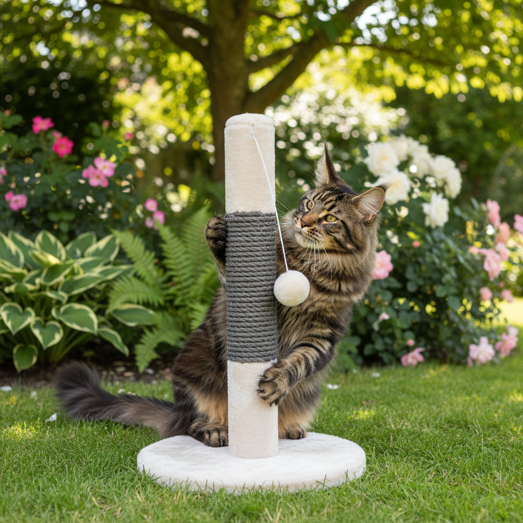 Jack and Vanilla krabpaal voor katten, grijs, 30 cm
