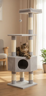 Jack and Vanilla krabpaal voor katten, grijs, 40 cm