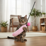 Jack and Vanilla speeltje voor katten, roze, 46 cm