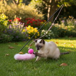 Jack and Vanilla speeltje voor katten, roze, 46 cm