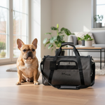 Jack and Vanilla draagtas voor honden en katten, grijs, 44 cm
