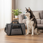 Jack and Vanilla draagtas voor honden en katten, grijs, 44 cm