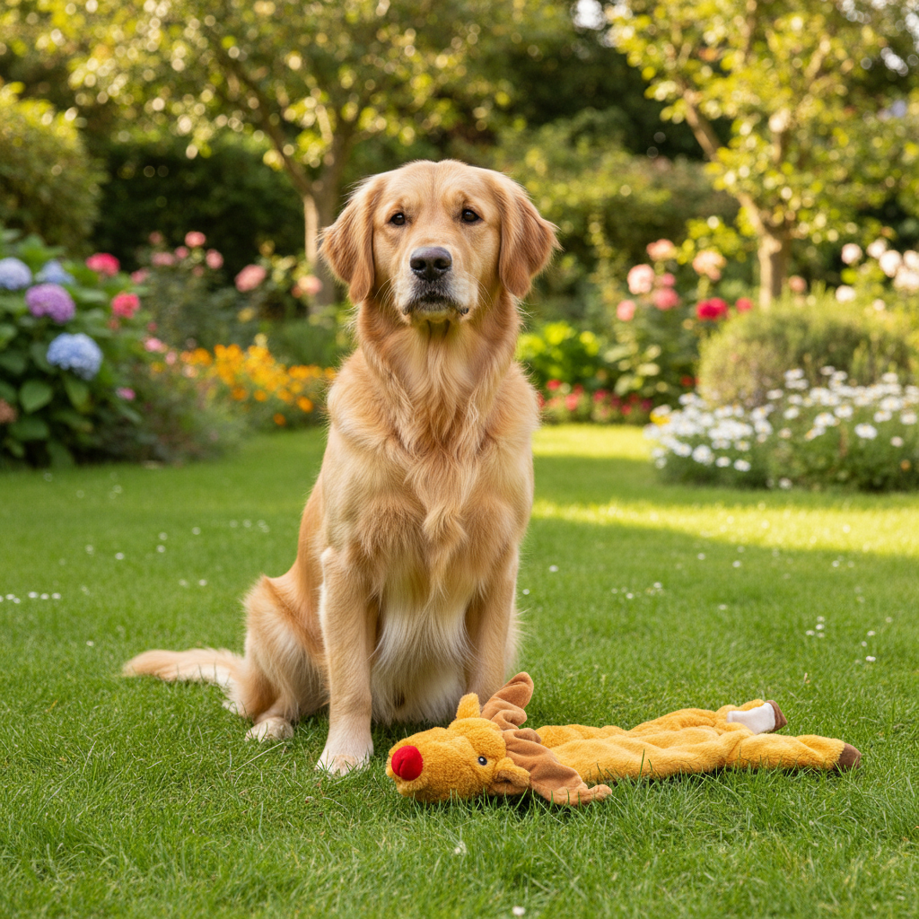 Jack and Vanilla speeltje voor honden, bruin, 70 cm