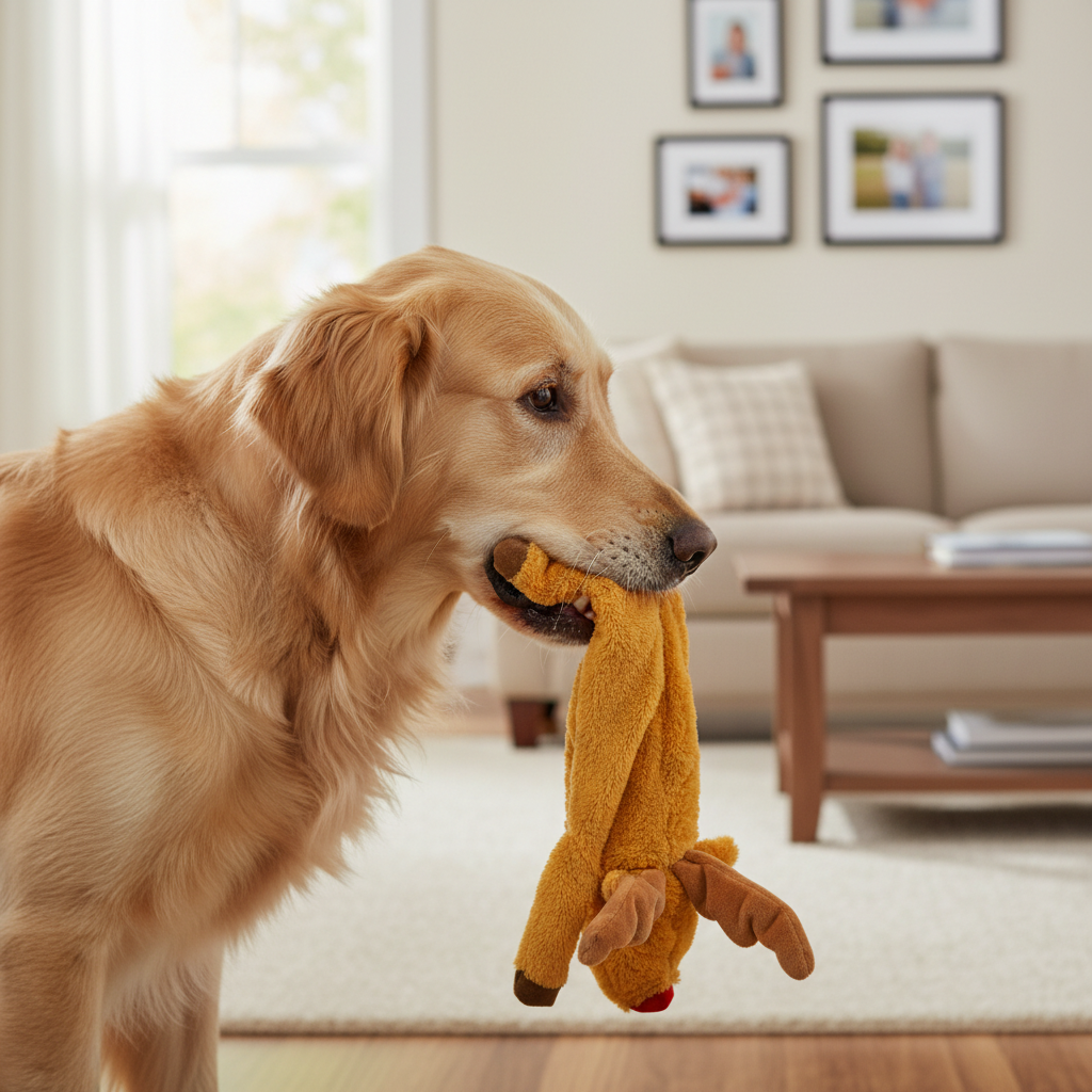 Jack and Vanilla speeltje voor honden, bruin, 70 cm