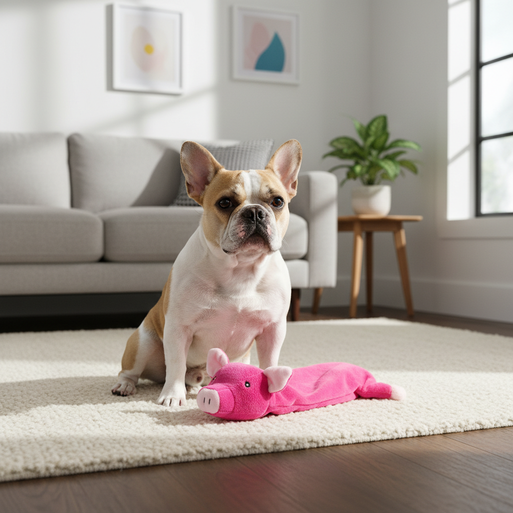 Jack and Vanilla speeltje voor honden, roze, 50 cm