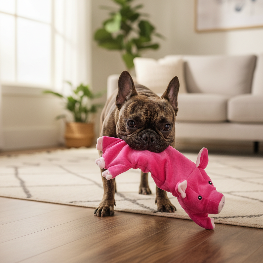 Jack and Vanilla speeltje voor honden, roze, 70 cm