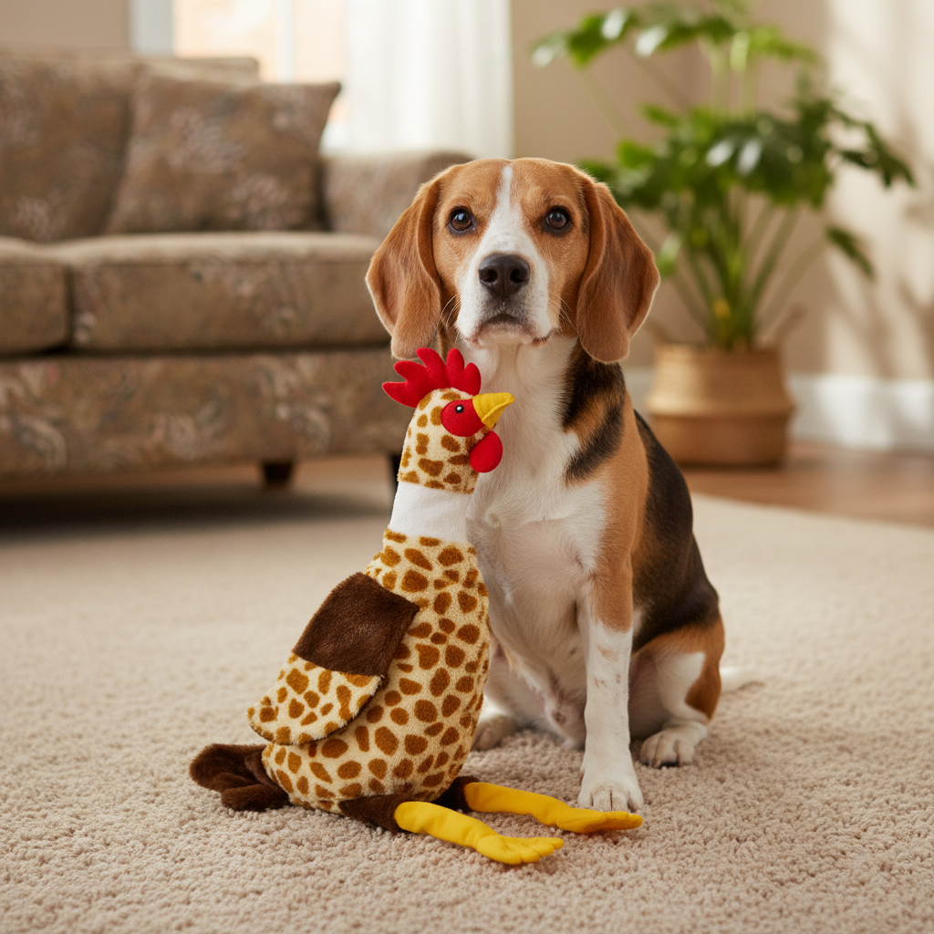 Jack and Vanilla speeltje voor honden, bruin, 70 cm
