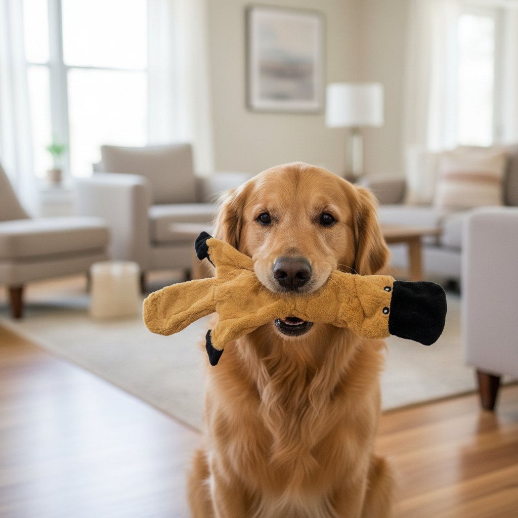 Jack and Vanilla speeltje voor honden, bruin, 70 cm