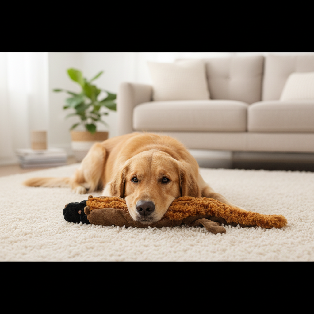 Jack and Vanilla speeltje voor honden, bruin, 70 cm