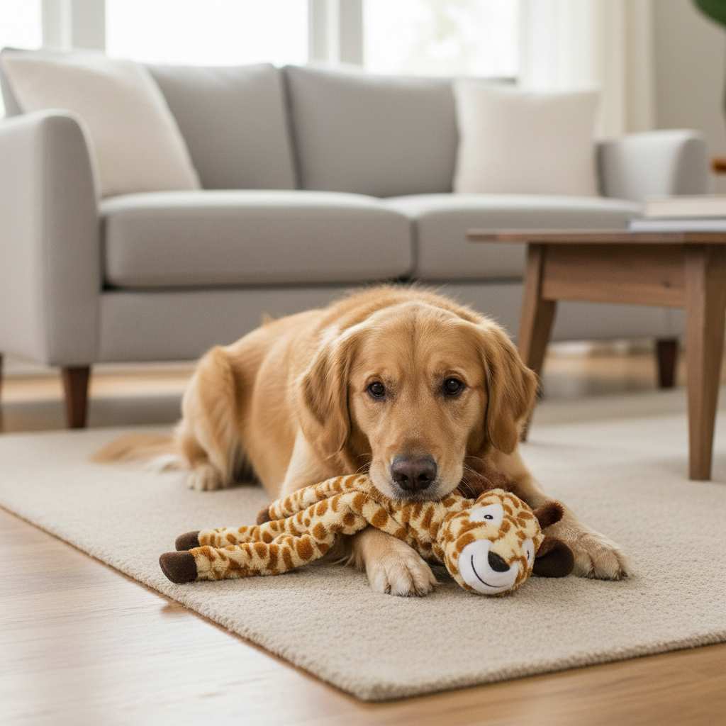 Jack and Vanilla speeltje voor honden, bruin, 70 cm