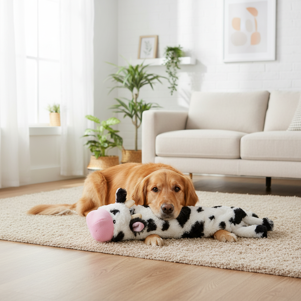 Jack and Vanilla speeltje voor honden, wit, 50 cm