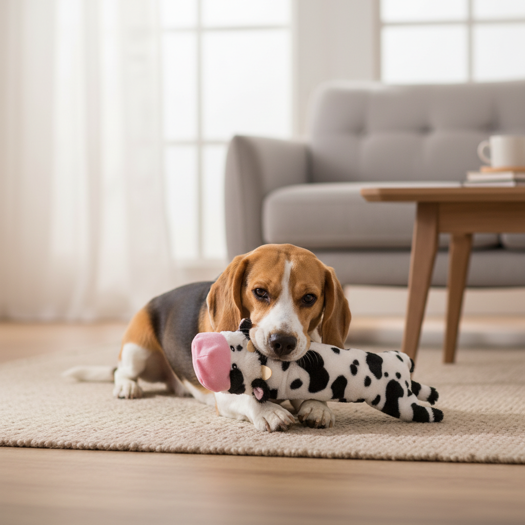 Jack and Vanilla speeltje voor honden, wit, 70 cm
