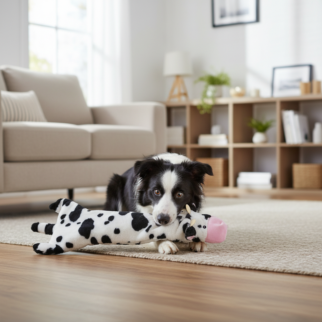 Jack and Vanilla speeltje voor honden, wit, 70 cm