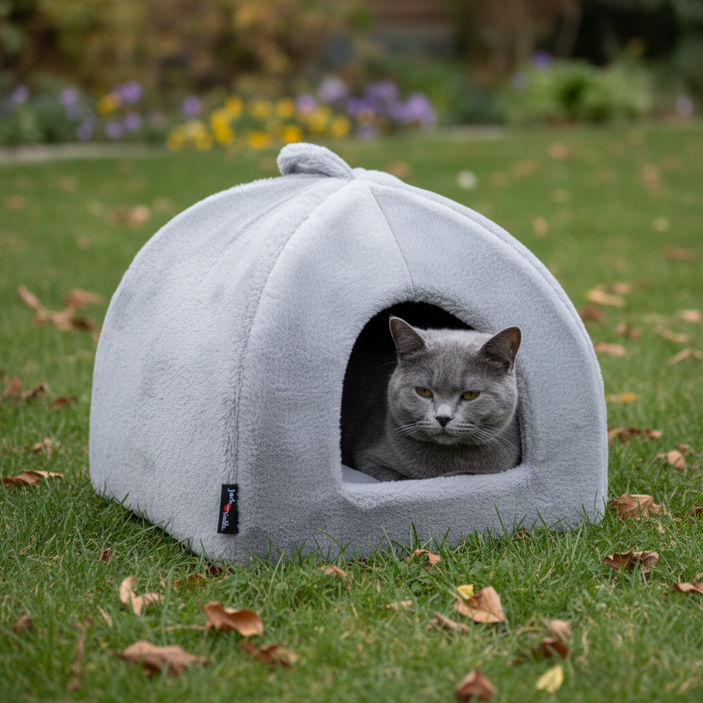 Jack and Vanilla product voor honden en katten, lichtgrijs, 50 cm