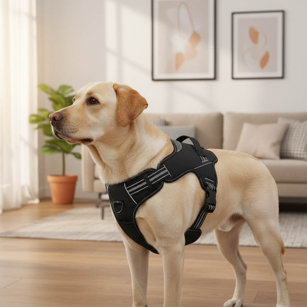 Jack and Vanilla tuigje voor honden, grijs, 55 cm