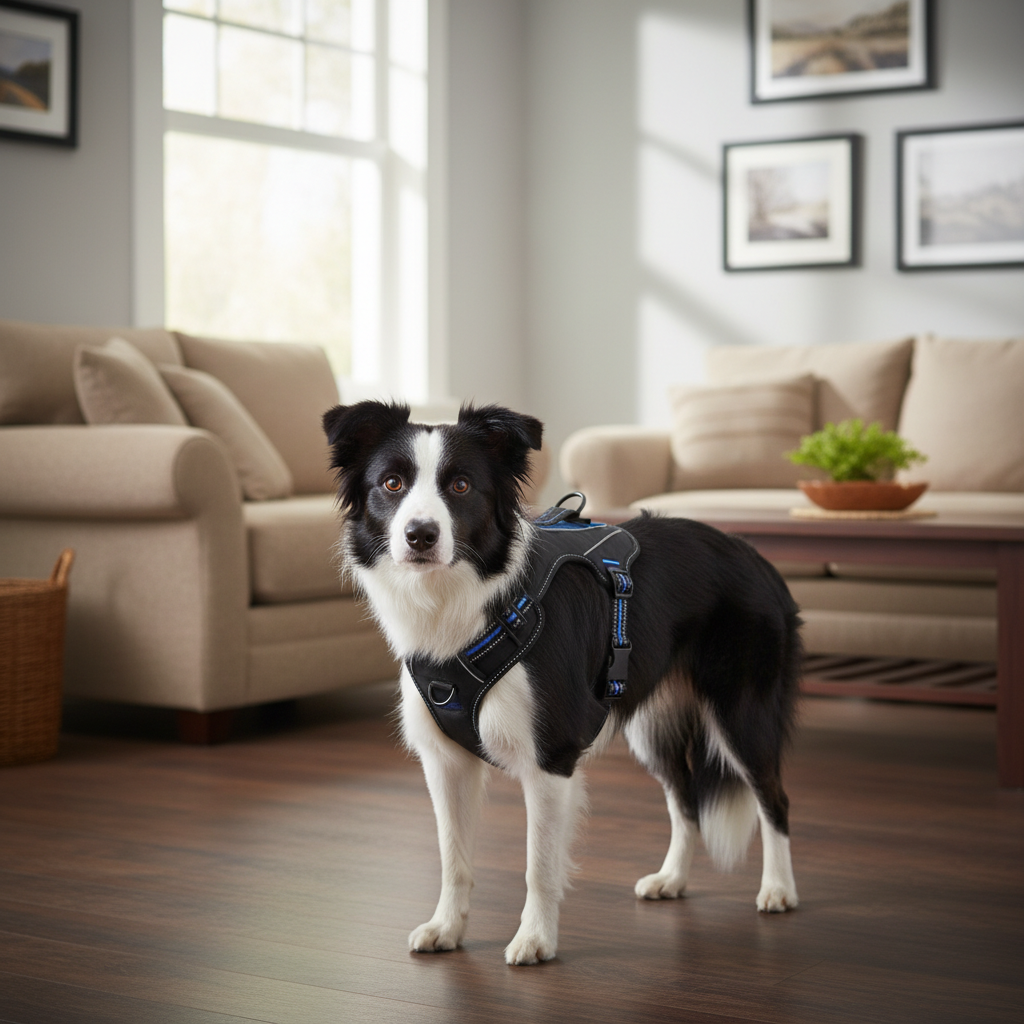 Jack and Vanilla tuigje voor honden, blauw, 55 cm